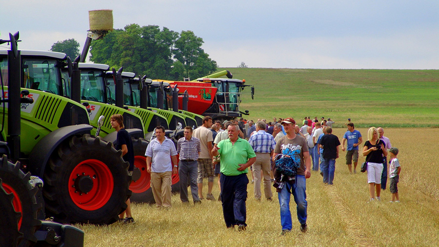 Claas demo in Czech Republic