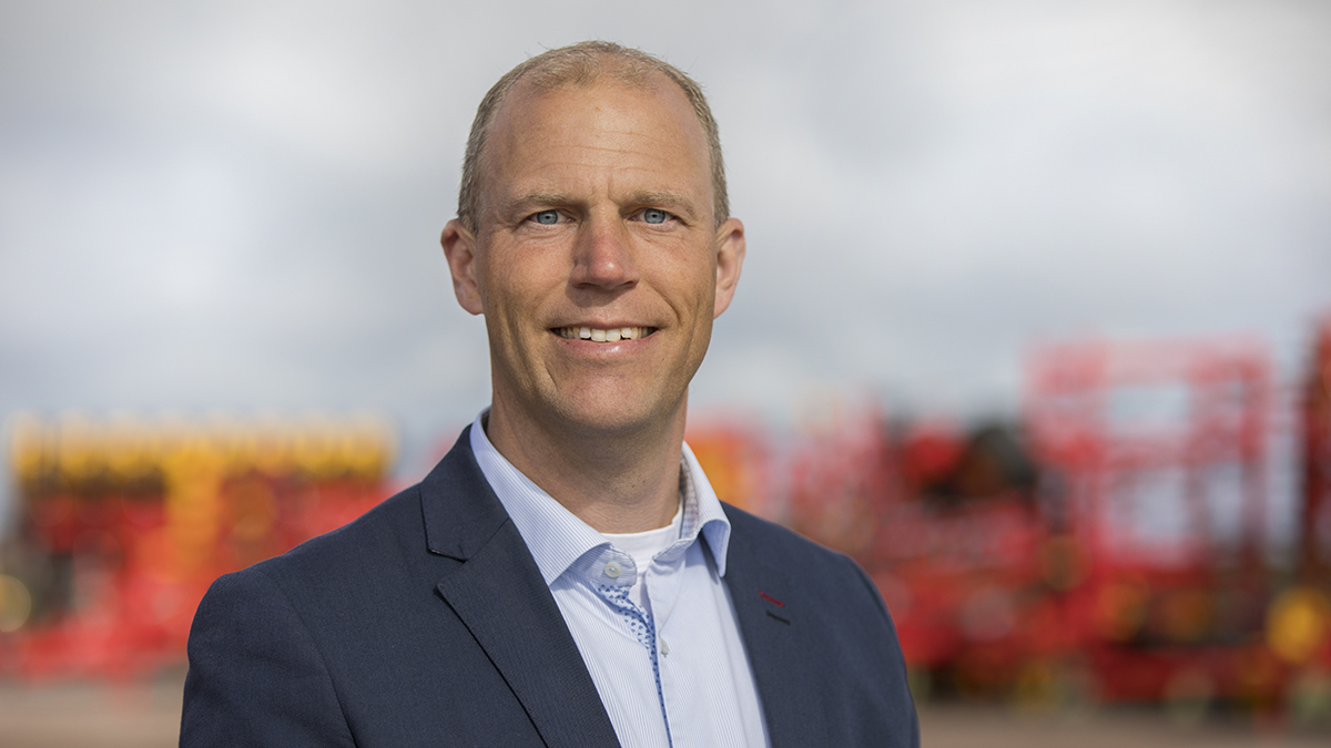 Mattias Hovnert, Sales & Marketing Director for Väderstad